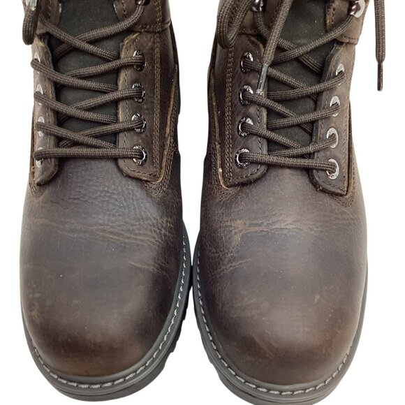 Wolverine Floorhand 6” Mens 8.5 EW Waterproof Lace-Up Leather Work Boots - Picture 3 of 15